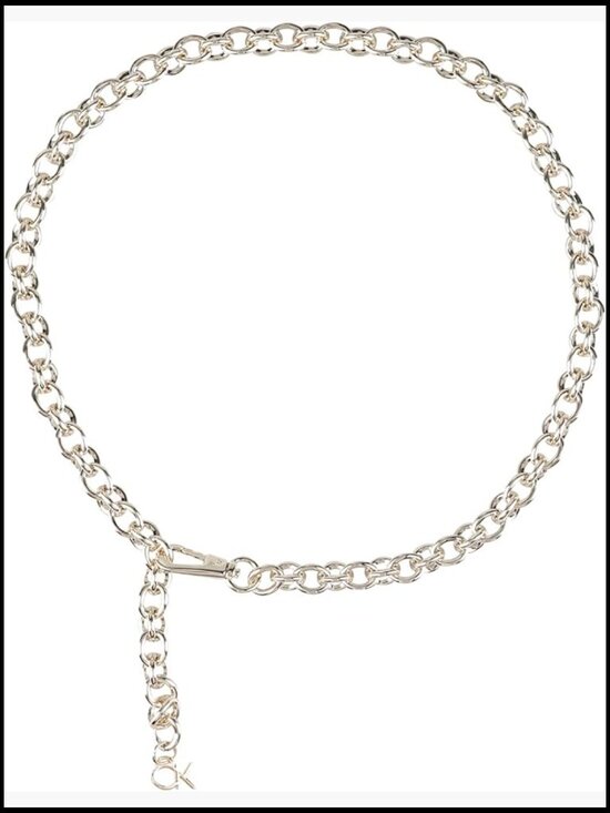 Slim Mesh and Chain Fashion Waist Belt for Dresses, Trousers